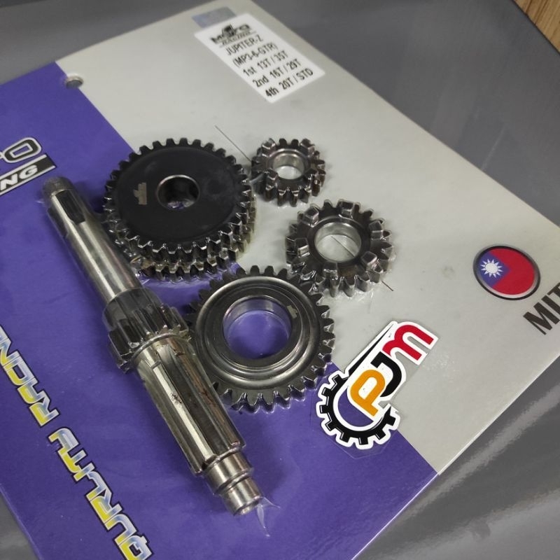 GEAR RATIO RASIO JUPITER Z MOTO1 RACING