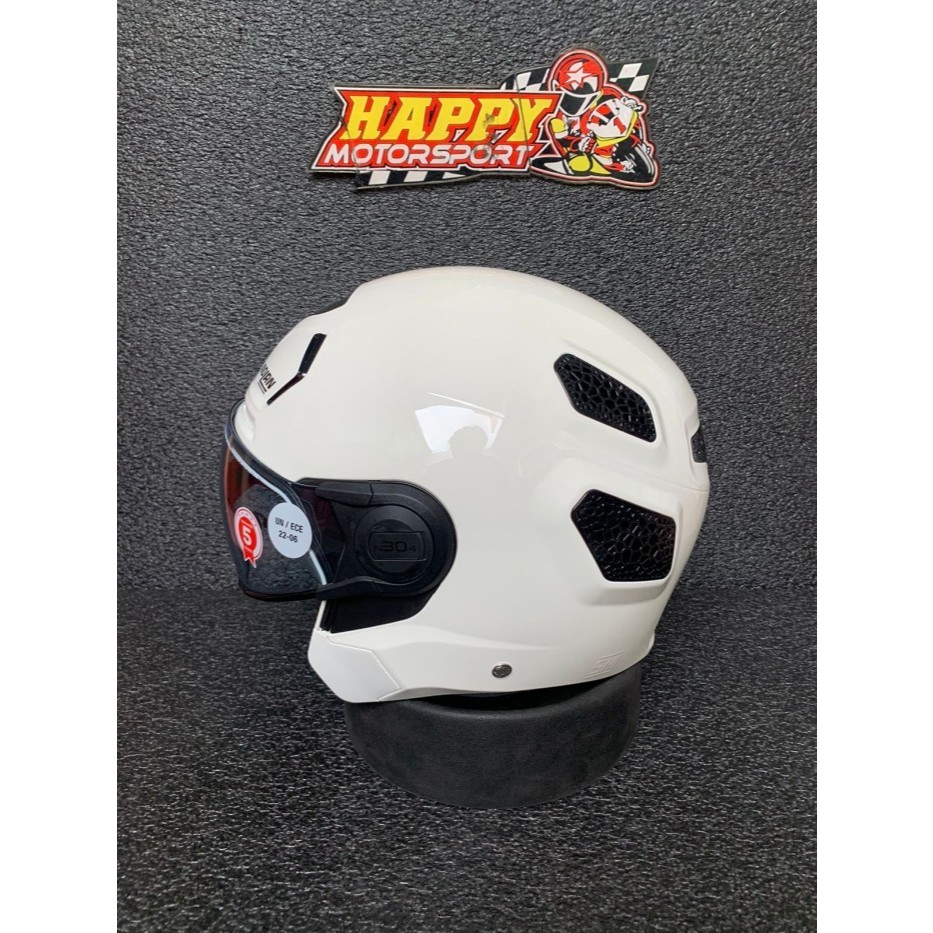 Helm Nolan N304 T Classic Metal White