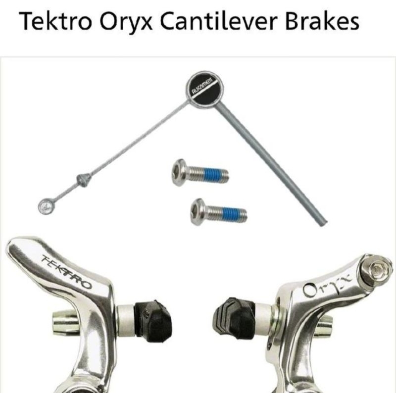 brake rem cantilever TEKTRO ORYX 992AG silver rem sepeda vintage jadul