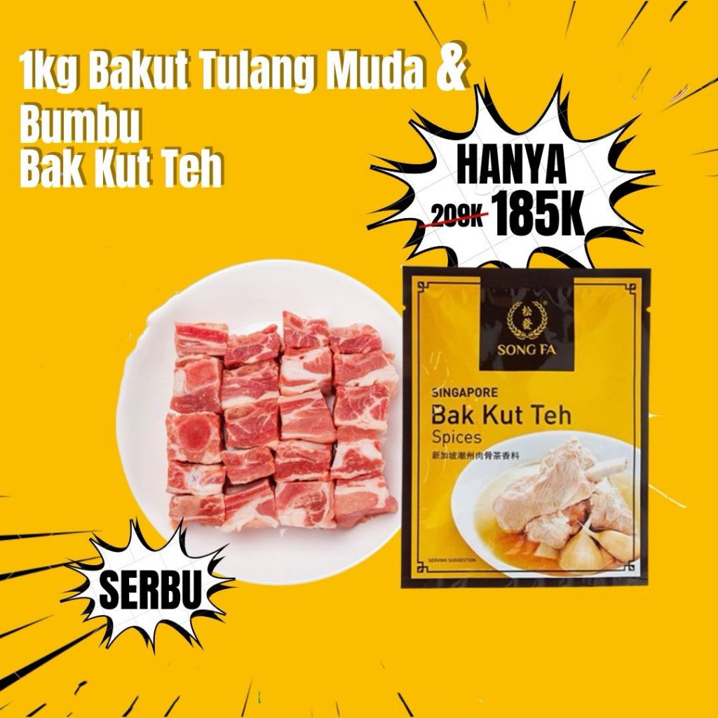 

PROMO Bakut 1kg + Bumbu Bakut Teh
