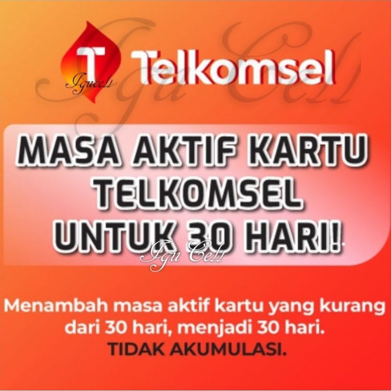 Perpanjang Masa Aktif Kartu Telkomsel Simpati 30 hari 1 bulan Promo