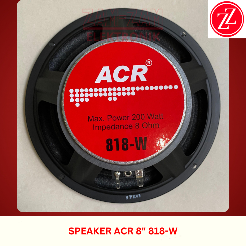 Speaker ACR 8 inch 818 W Woofer 200watt