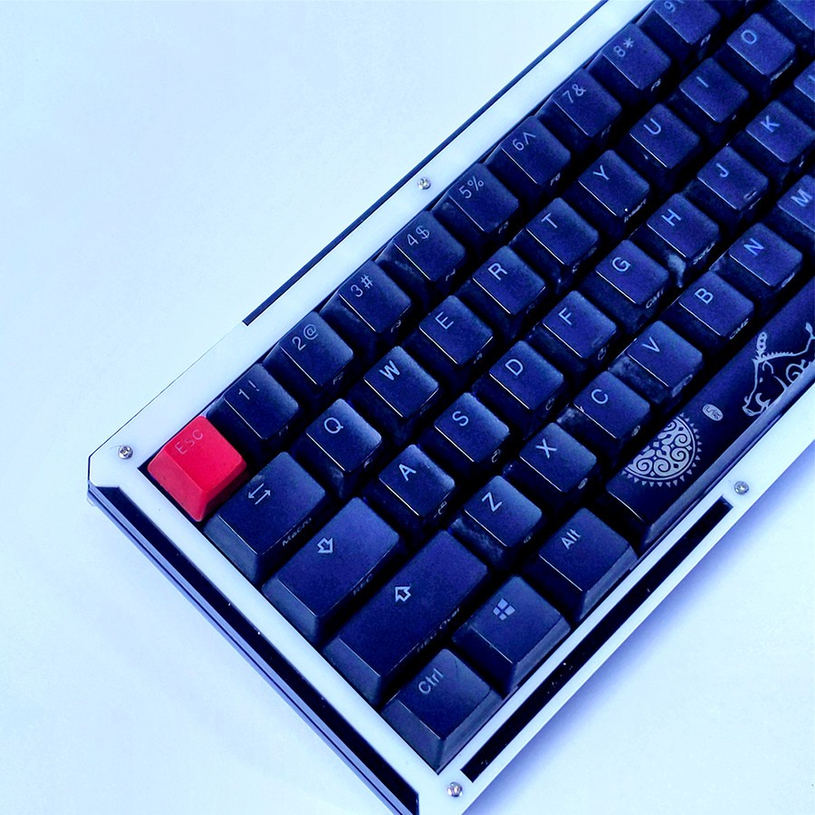 Case Akrilik Gasket Mount Mechanical Maxfit61 VX5 Pro DZ60 Keyboard