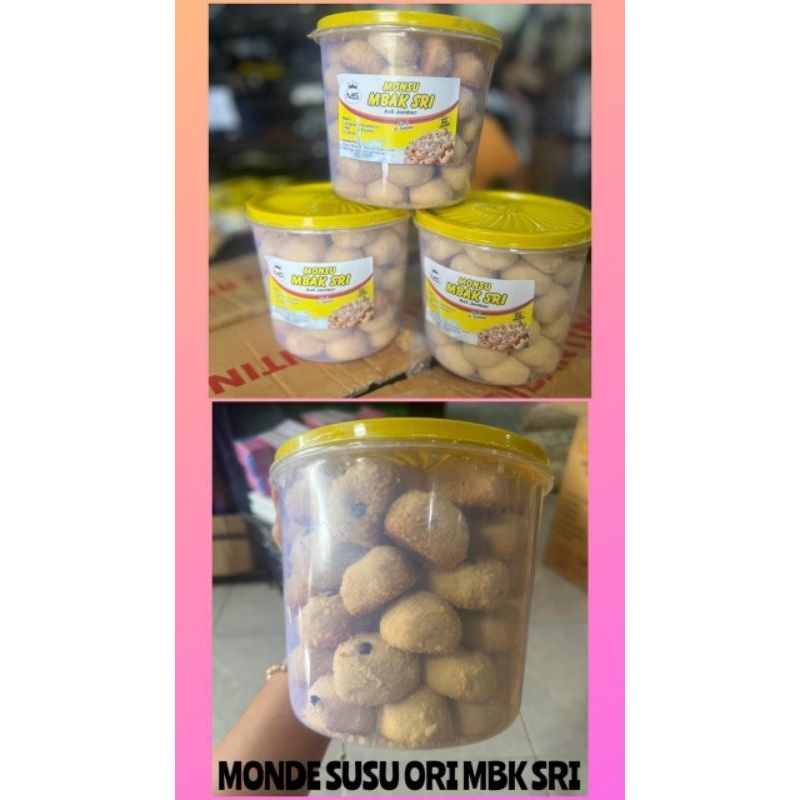 

Aneka Kue Monde Mbak Sri Asli Jember. Monde Susu Ori/ Monde Susu Mix