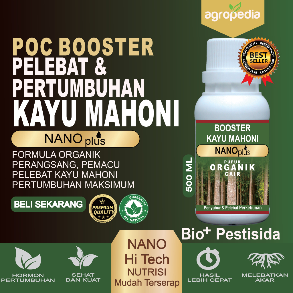 AMINO BOOSTER Pupuk Pohon Mahoni, Perangsang Pohon Mahoni Cepat Besar, Pupuk Penyubur Pohon Tebu, Pe