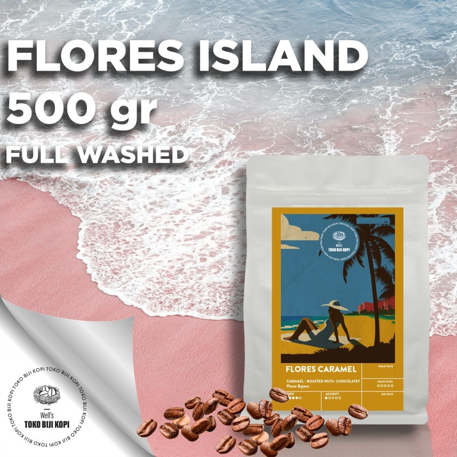 

Well's Toko Biji Kopi - BIJI KOPI ESPRESSO BLEND FULL ARABIKA FLORES CARAMEL - 500 GRAM
