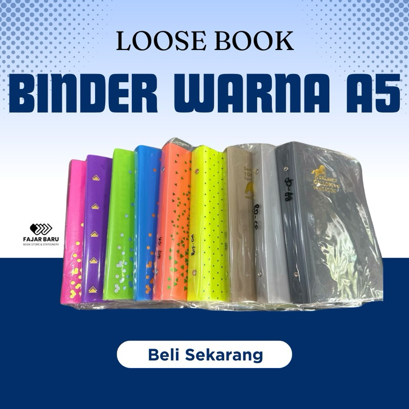 

BINDER RING NOTE POLOS WARNA / BUKU BINDER RING