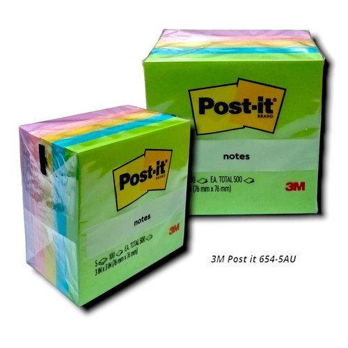 

Post it 3M 654 UC Sticky Notes Warna ( 1 Pak isi 5 Pad / 5 warna ) PROMO SALE MURAH