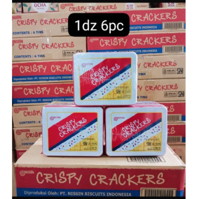 

❤️snackkitamjk❤️Nissin Crispy Crackers exp 2026- Nissin Crispy Kaleng - Crackers Kaleng