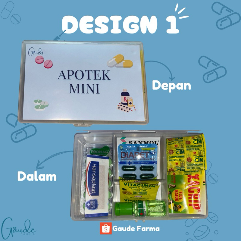 Apotek mini termurah | Gift box | Hampers | kotak apotek mini | Emergency box