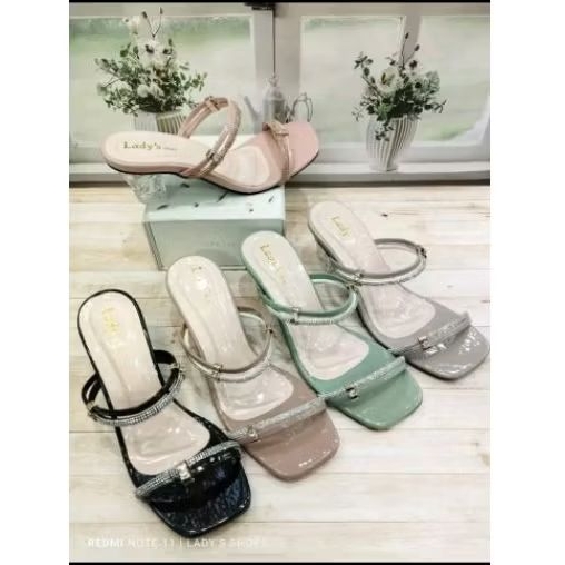 SANDAL HAK KACA 5CM IMPORT