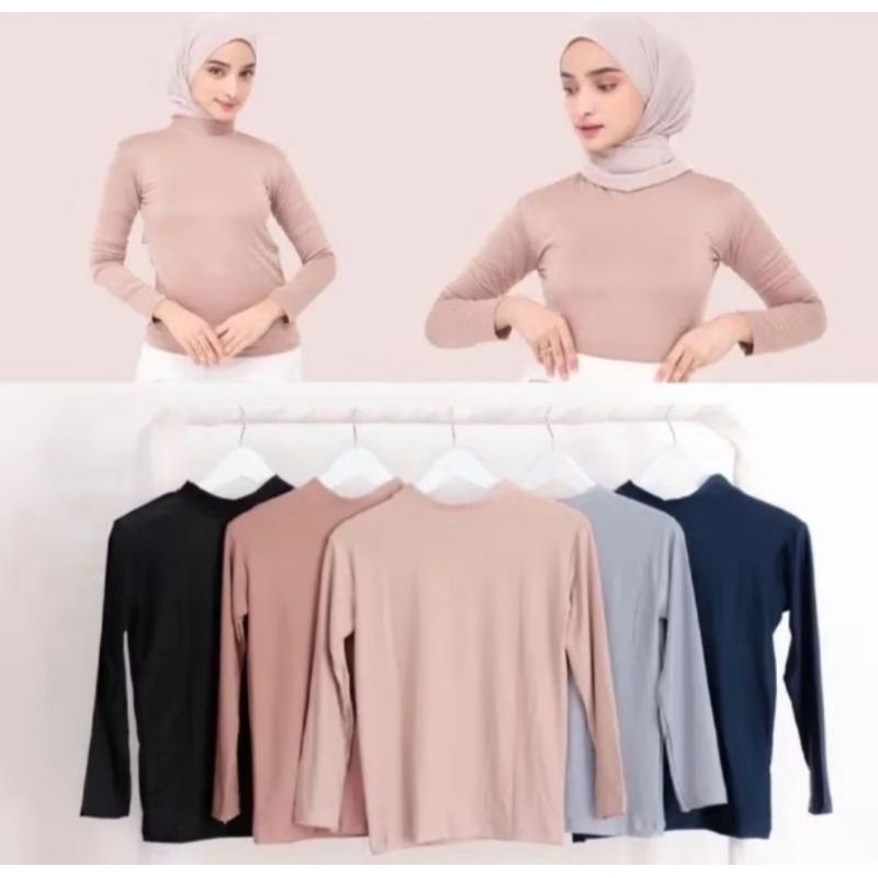 Manset Baju Manset Kaos Daleman Pakaian Wanita Lengan Panjang