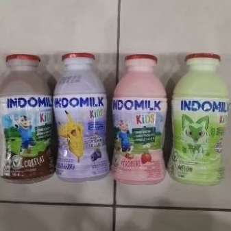 

INDOMILK kids susu cair UHT botol COKLAT / BLUEBERRY / STROBERI / MELON 190ml