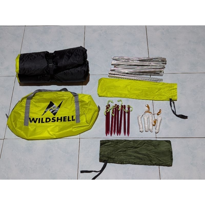 Tenda Wildshell Sembalun 2p Green Lime