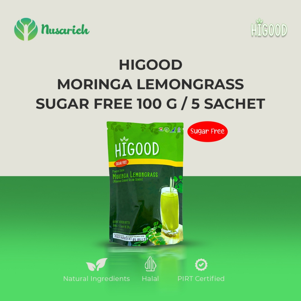 

HIGOOD Kelor Sereh Sugar Free (Tanpa Gula)