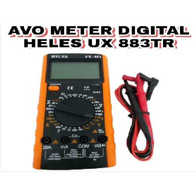 MULTITESTER DIGITAL HELES UX 883TR