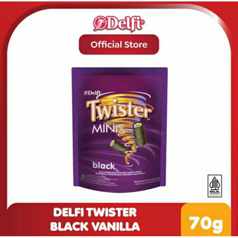 

DELFI TWISTER BLACK VANILA 70 GRAM