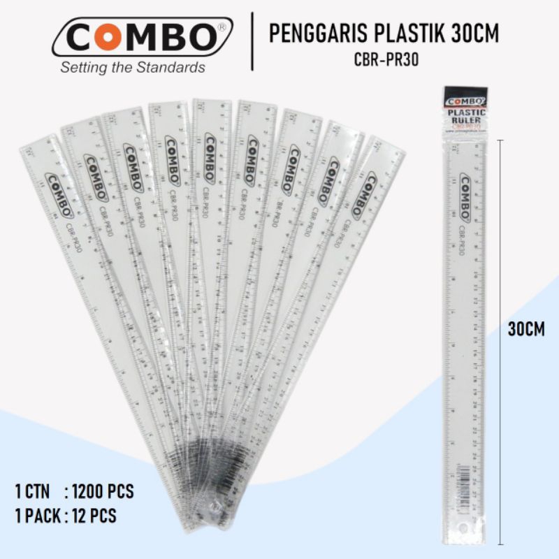 

penggaris bening 30 cm per pc...