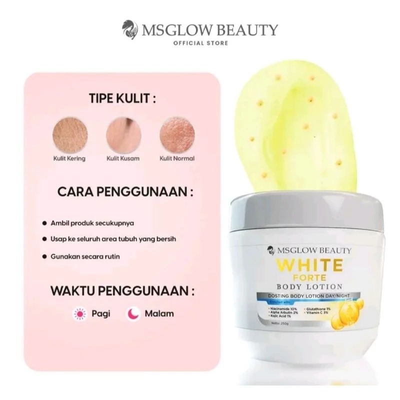 RK MS GLOW HB White Forte Dosting Original Brightening + Anti Aging Serum Booster BPOM HALAL