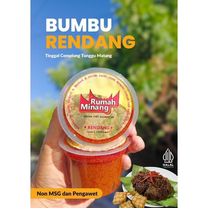 

bumbu rendang bumbu minang asli #bumburendang