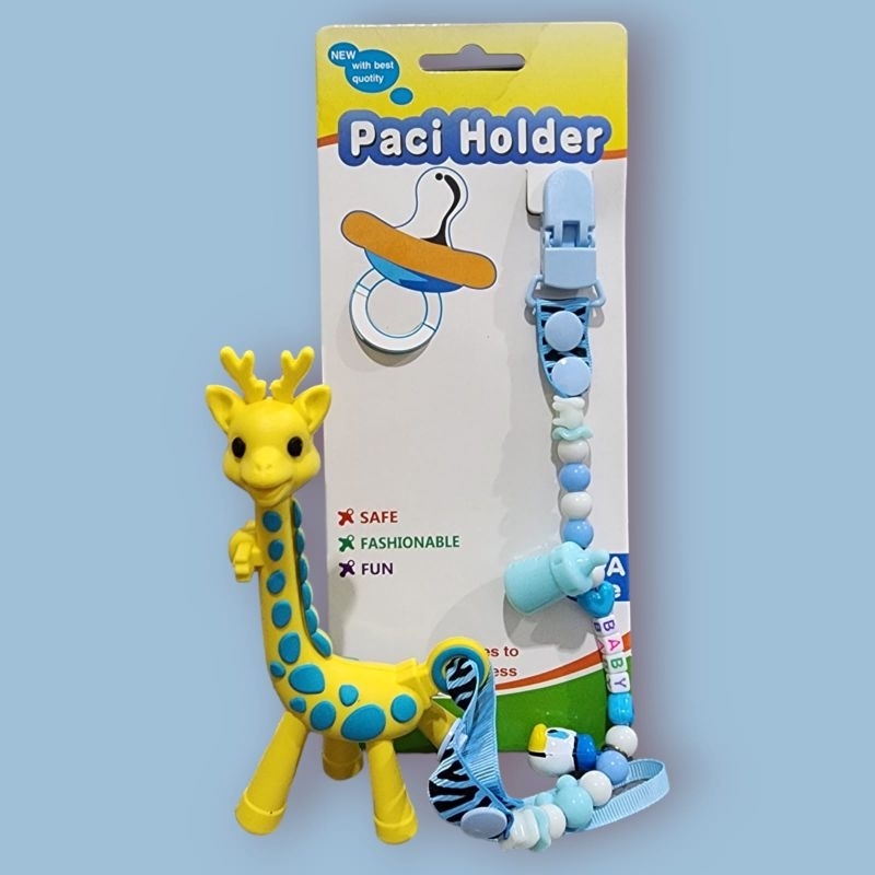 OMWshop Teether Giraffe / Giraffe Teether / Gigitan Bayi Giraffe / Gigitan Bayi Jerapahu
