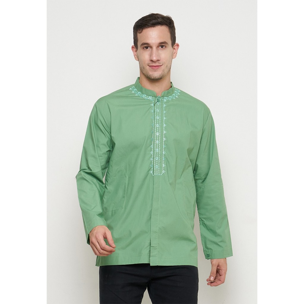 Preview By Itang Yunasz / Koko Preview / Preview Lengan Panjang / Koko All Varian Green Limited #3