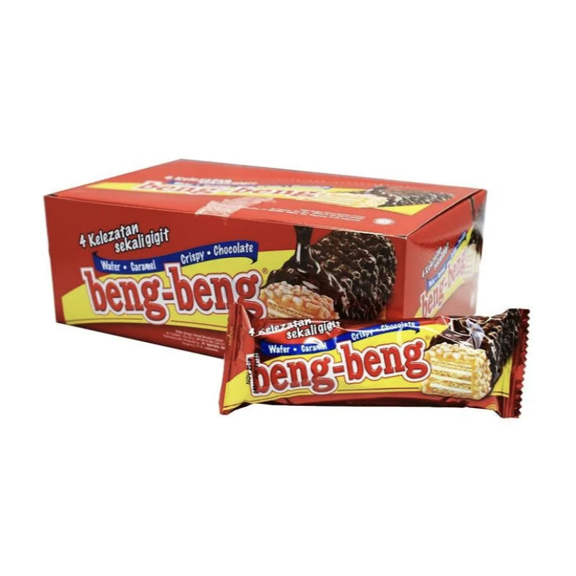 

Beng Beng Wafer Cokelat Karamel 1 Box isi 17 Pcs