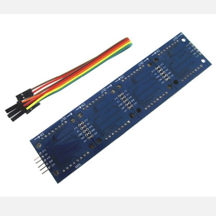 Max7219 dot led matrix modul microcontroller 4 in 1 Display 5P Line
