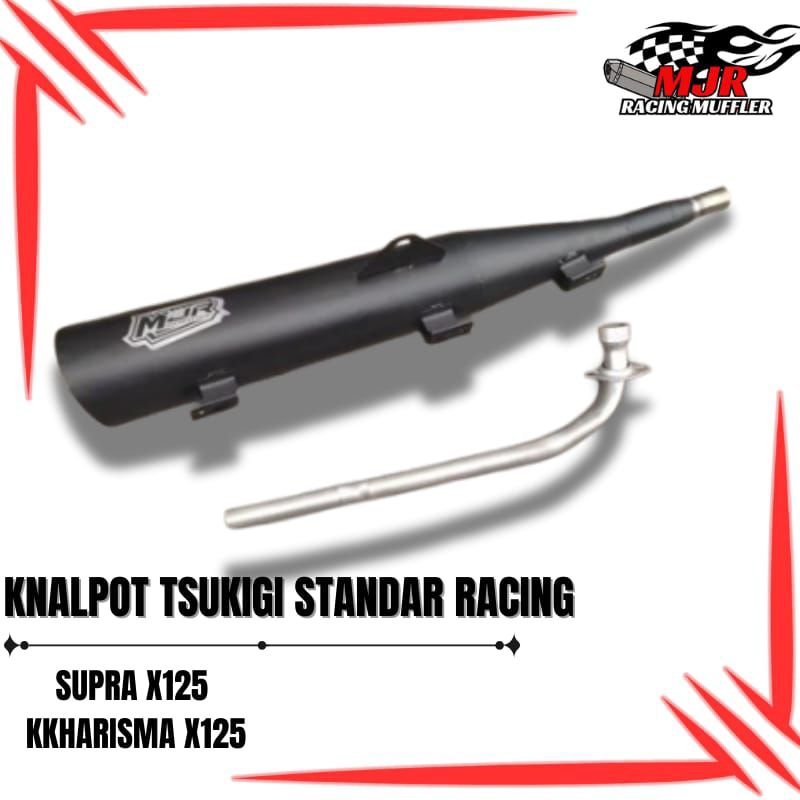 Knalpot Standar Racing Tsugiki Supra x 125 ORIGINAL MJR