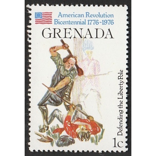 

A 11321 SATU BUAH PRANGKO GRENADA NOMINAL 1C TEMA DEFENDING THE LIBERTY POLE DENGAN KONDISI MNH MINT NEVER HINGED