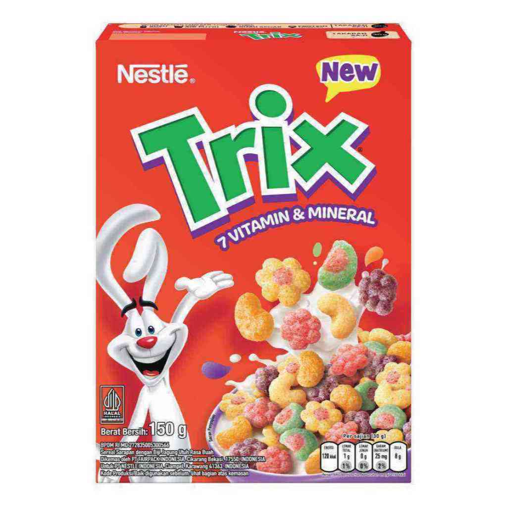 

NESTLE TRIX CEREAL 7 VITAMIN & MINERAL KTK 150 GR 8992696527195