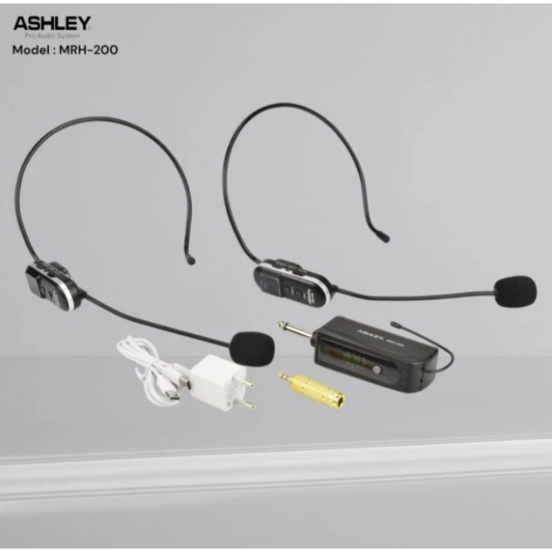 Mic Wireless Ashley MRH 200 BandoMRH-200 (2 Mic Headset)
