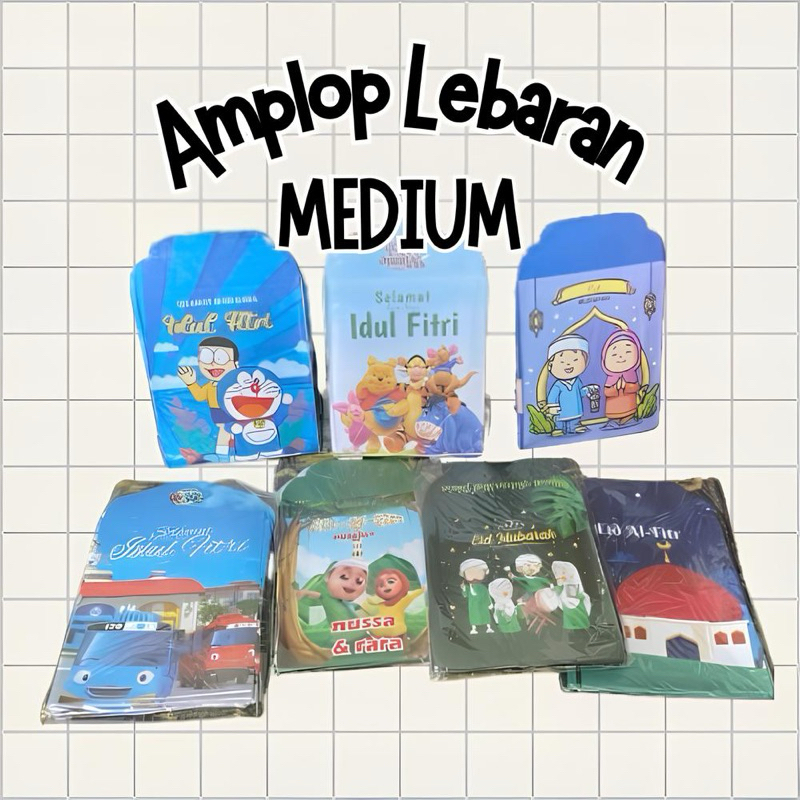 

Amplop Lebaran Motif Karakter Lucu