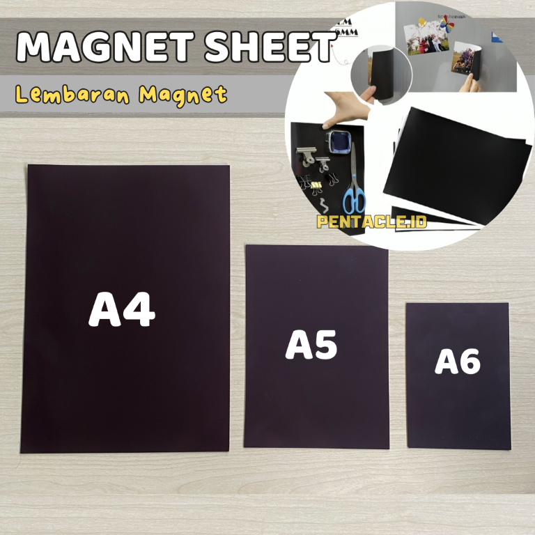 

Magnetic Sheets ALL SIZE A4 A5 A6 Tempelan Kuat Bisa Dipotong Serbaguna Stiker Kulkas Foto Hiasan Multifungsi Label Sticker Premium Menempel Fleksibel Souvenir Polos Double-Sided Tape Perekat Adhesive Tape Lem Tempel Pentacle Malang