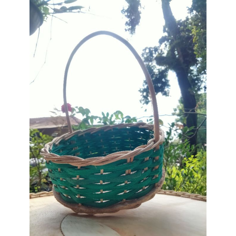 Keranjang Rotan Parcel Mini