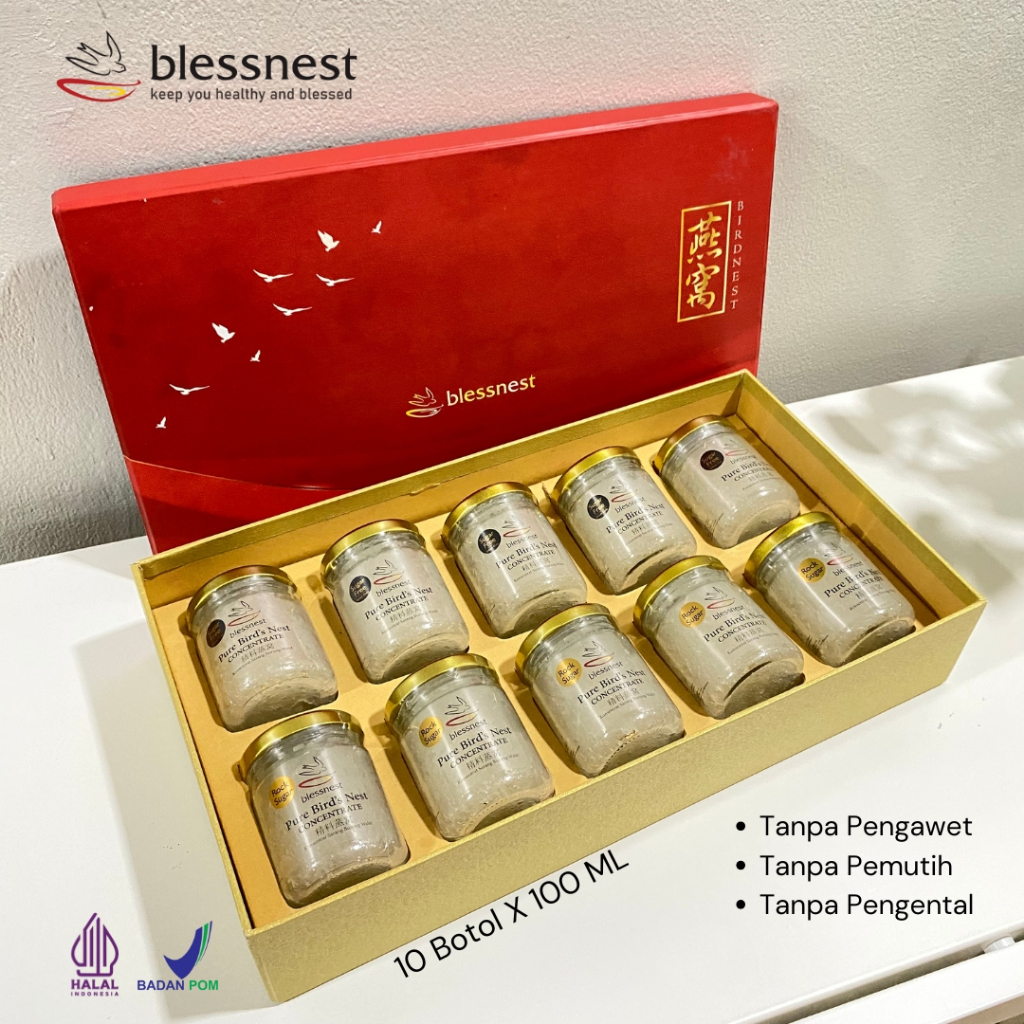 

Minuman Sarang Burung Walet - Blessnest Concentrate Package 10 x 100ml