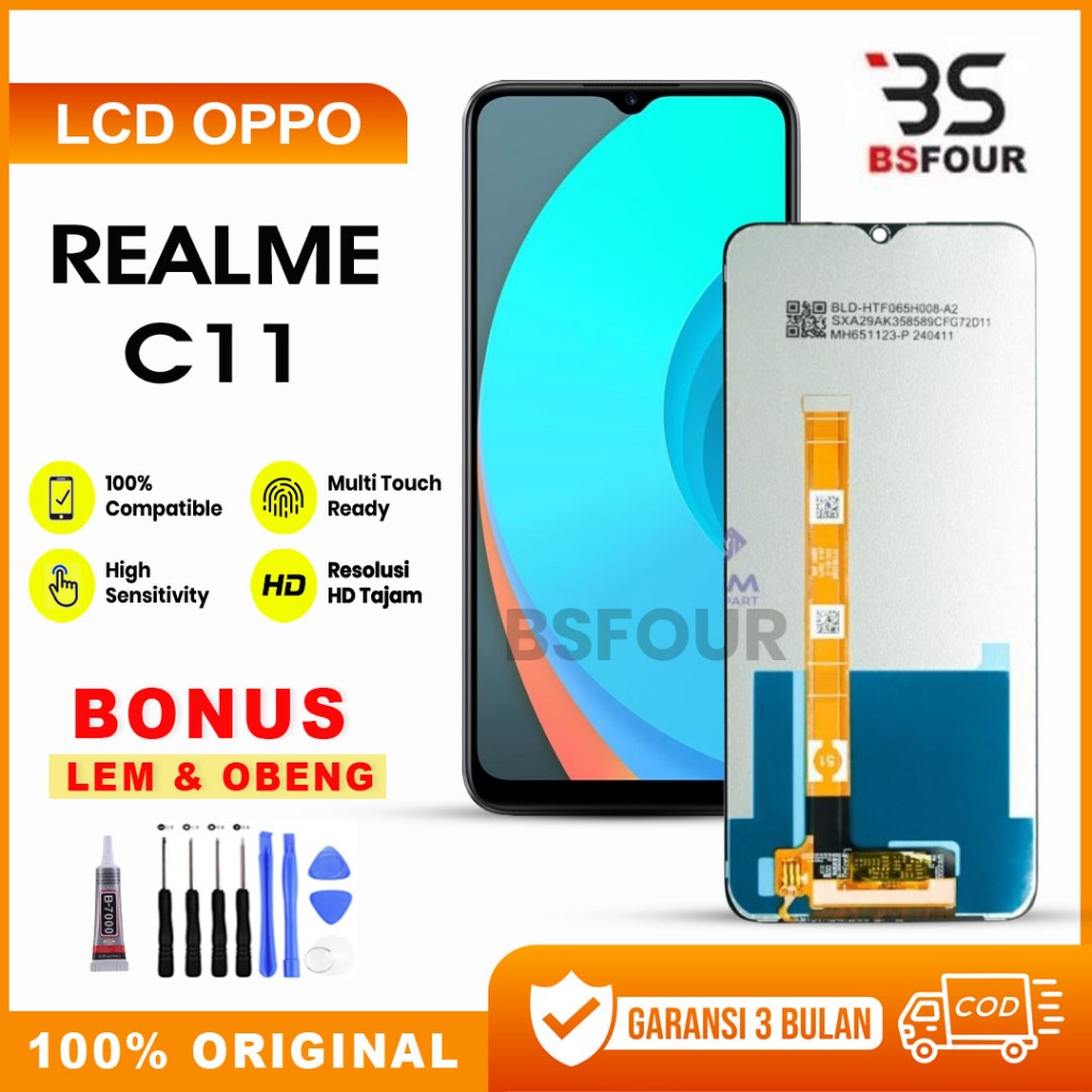 LCD REALME C11 2020 FULLSET TOUCHSCREEN ORIGINAL