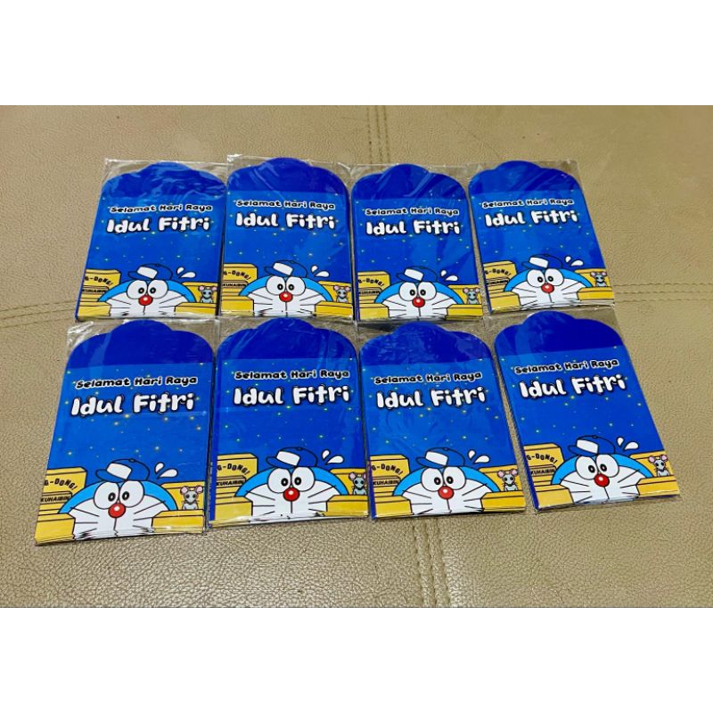 

Amplop THR Lebaran 2025 Motif KARTUN DORAEMON 1 Pax 10 Lembar