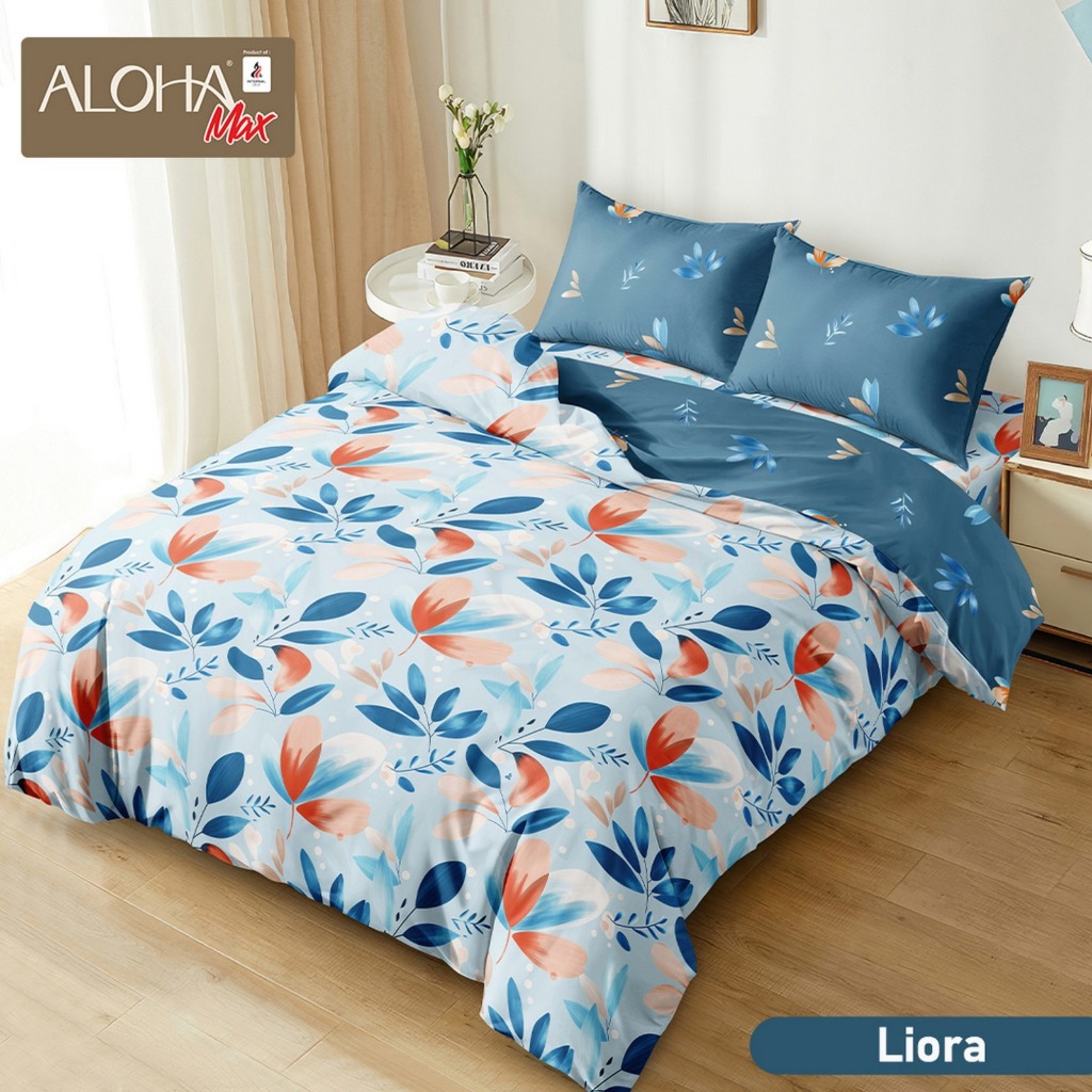 Bed Cover Set Sprei  ALOHA Internal Lady Rose Motif Terbaru TERLARIS