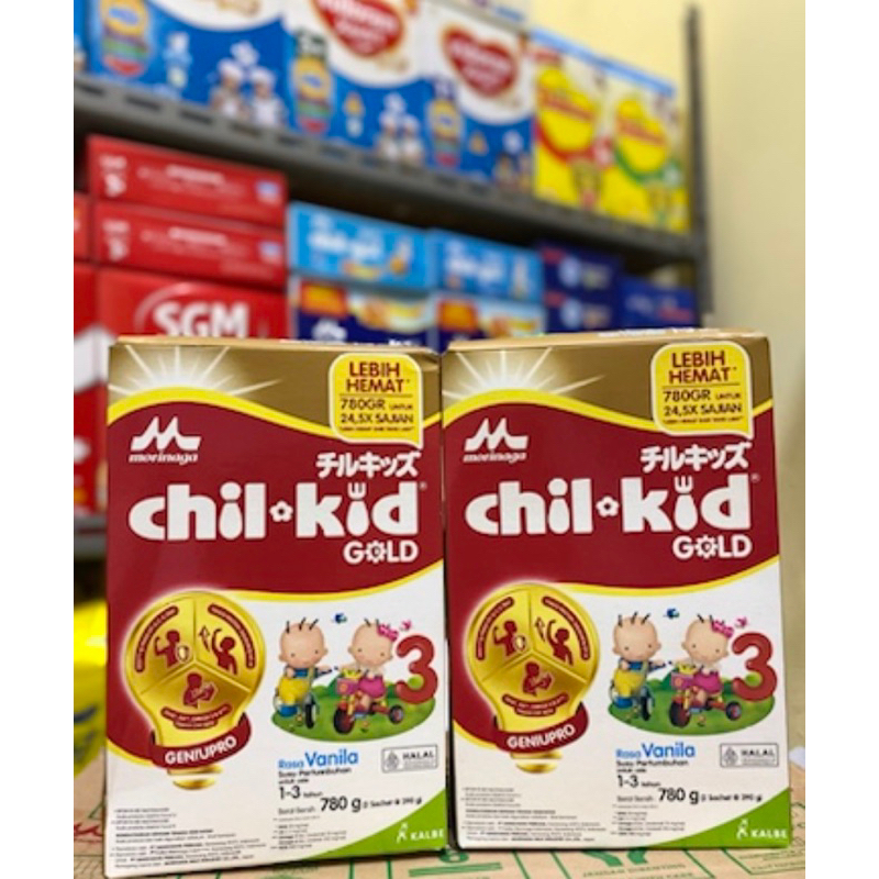 

Chil Kid Gold Vanilla 780g - Susu Pertumbuhan Anak Usia 1 - 3 Tahun