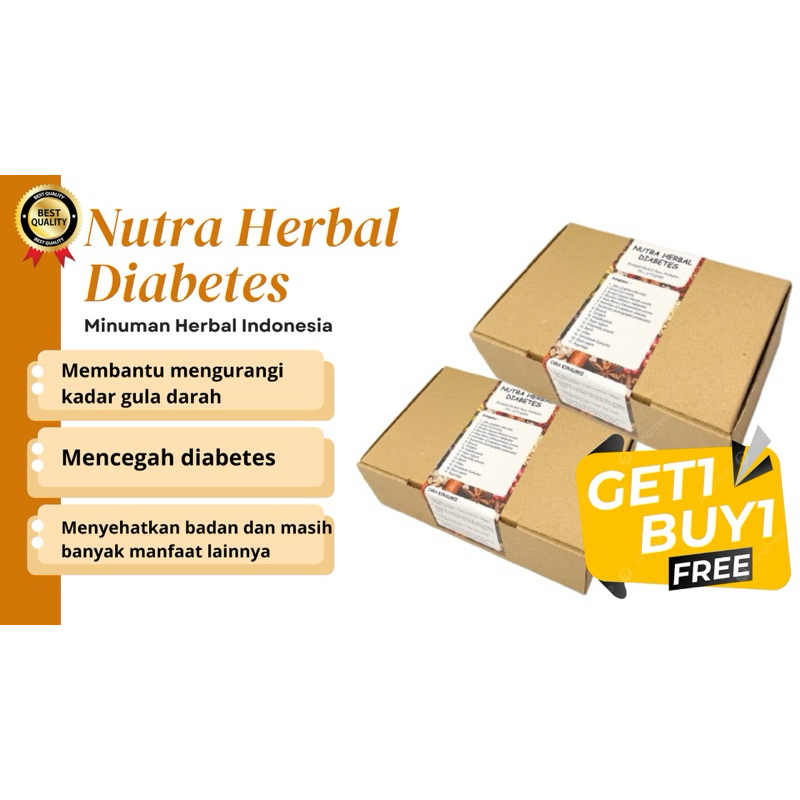 

Buy 1 Get 1 Nutra Herbal Diabetes Atasi Gejala Diabetes