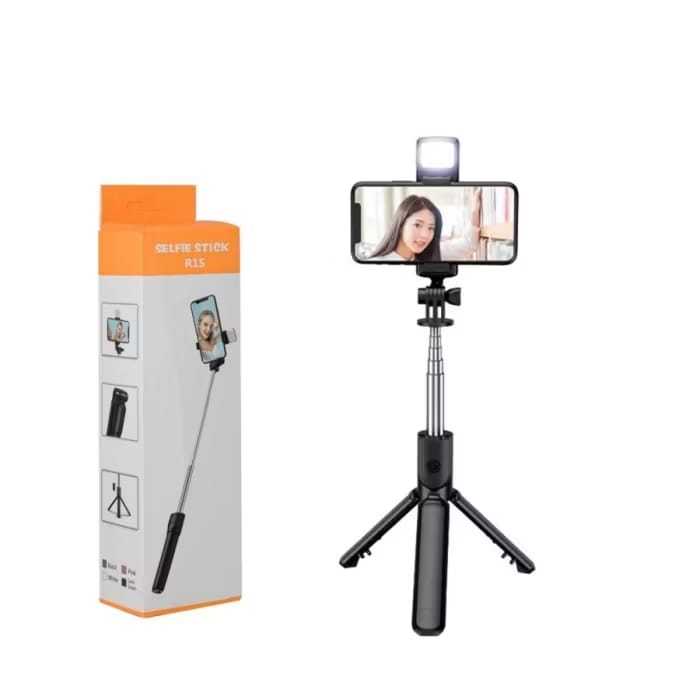 TONGSIS TRIPOD SELFIE + LAMPU LED WIRELESS BLUETOOTH / TONGSIS LED + REMOT