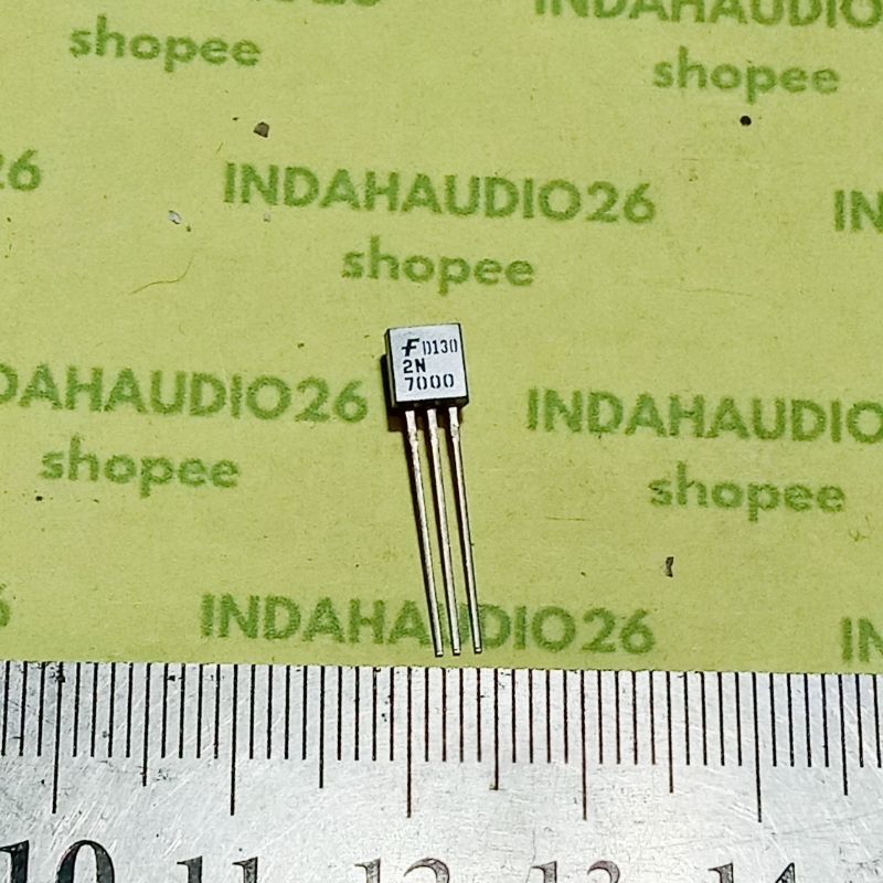 F 2N7000 ORIGINAL kaki tembaga transistor mosfet N tr fet n-channel to-92 f 2n7000 2n 7000