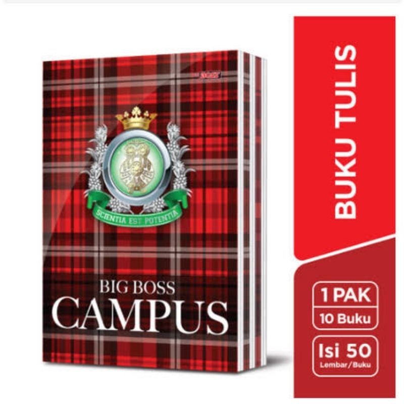 

1 Pak Buku Tulis CAMPUS Big Bos 50 Lembar dan 36 Lembar