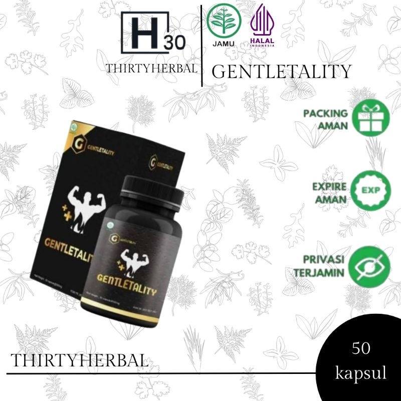 GENTLETALITY - Kapsul Herbal Peningkat Stamina Buat Tahan Lama