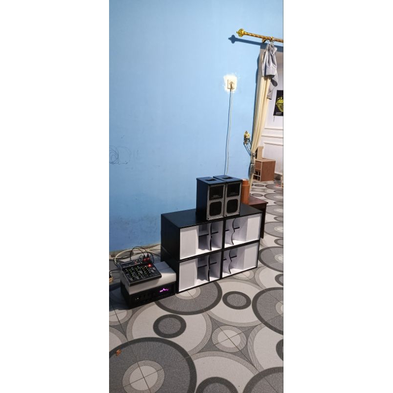 paket siap bunyi 6 inc ful finising +power mikser
