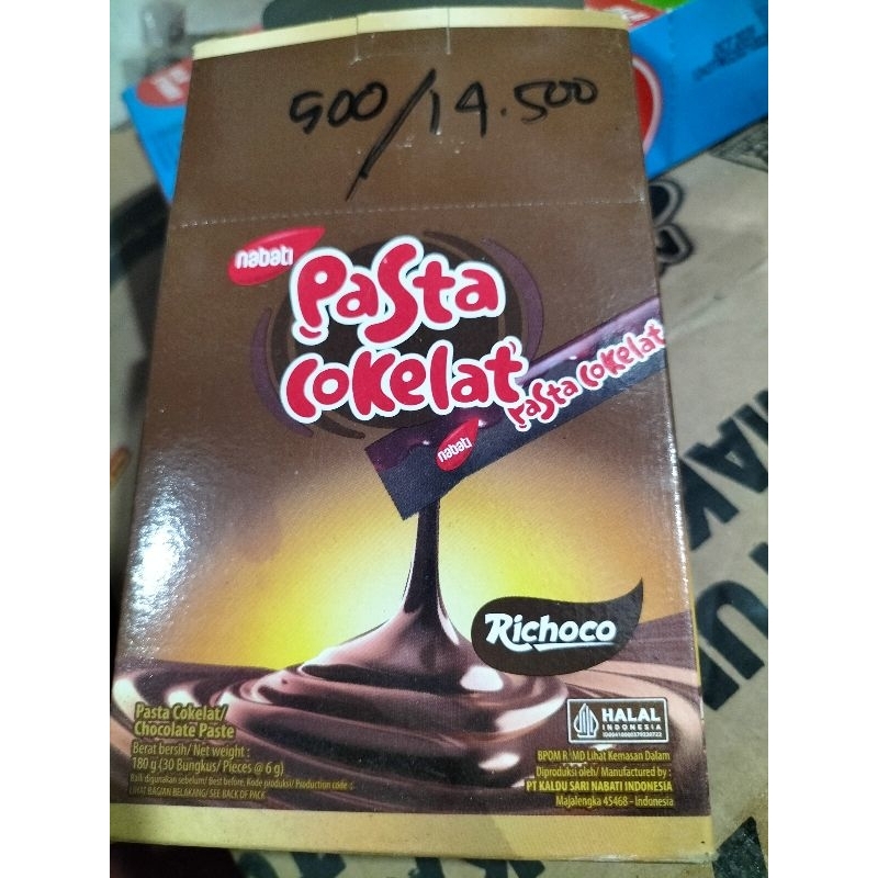 

pasta cokelat,keju = 1