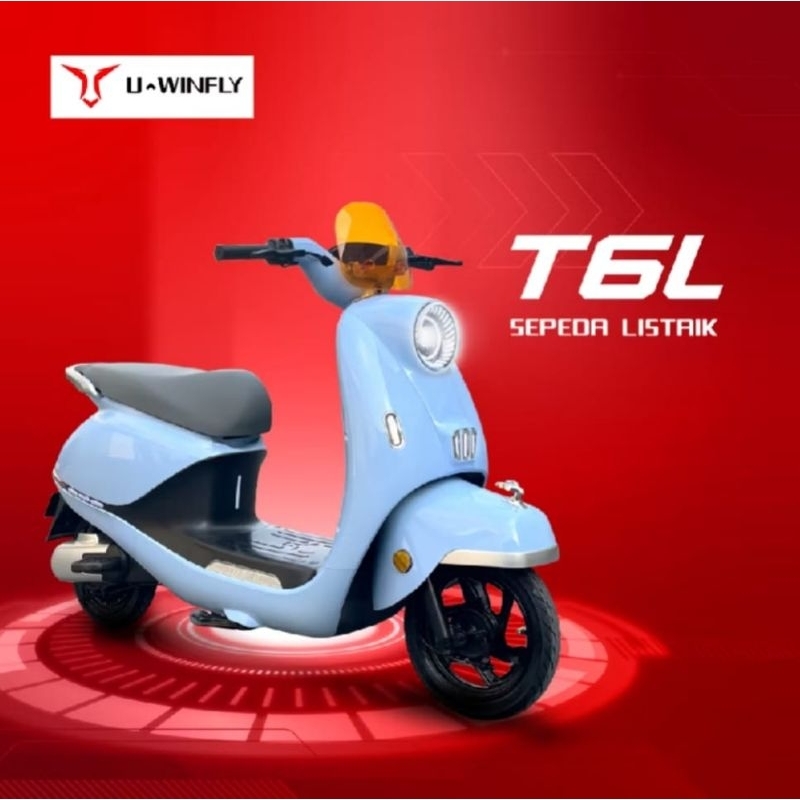 Sepeda Listrik Uwinfly T65L 600W, Lithium 576Wh, Disc Brake, NFC System, USB Charge, Waterproof