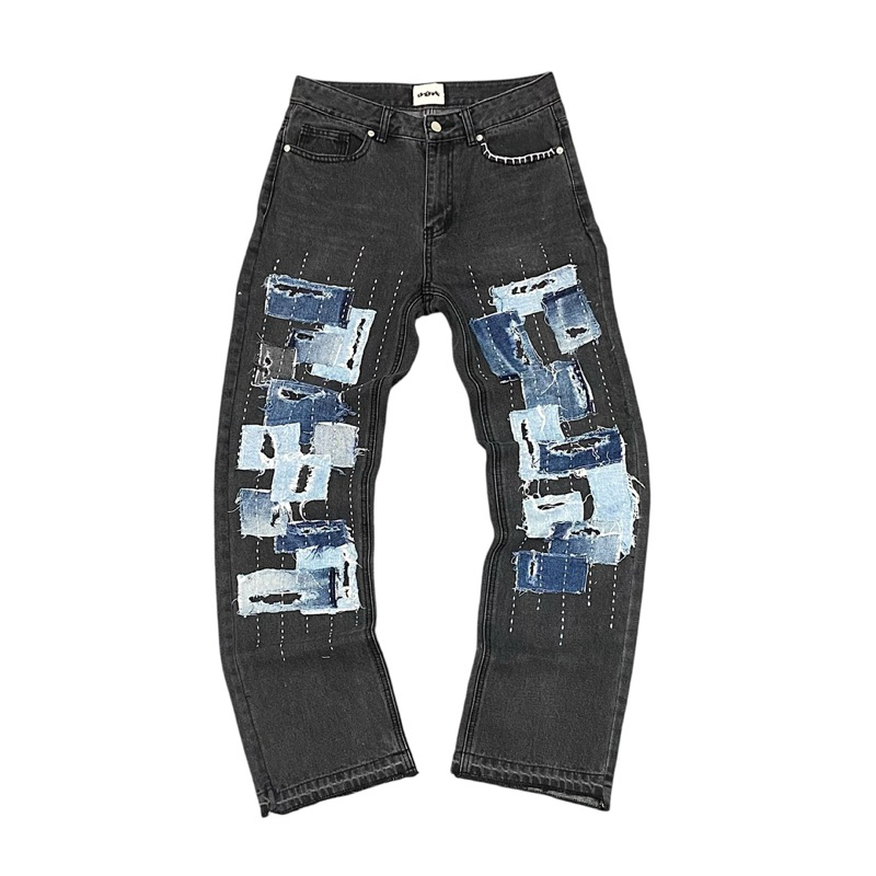 Reworked - 1 of 1 Jeans by @bworks.uniform