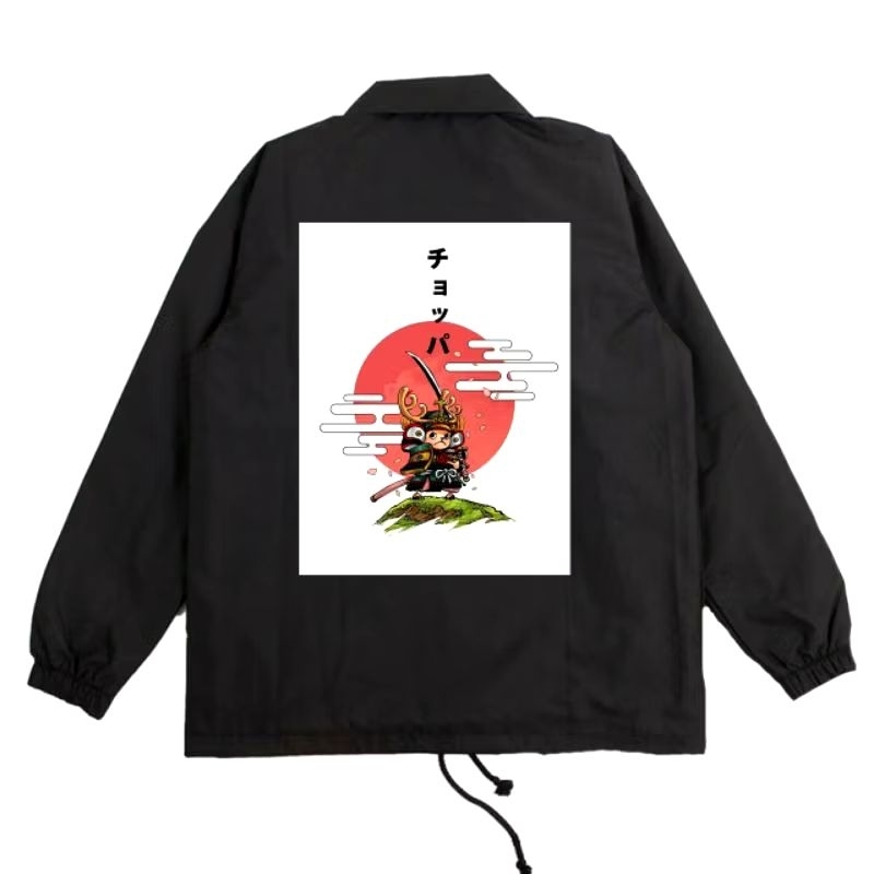 Jaket Coach One piece Chopper Samurai - Jaket Coach Windbreaker - Jaket Parasut